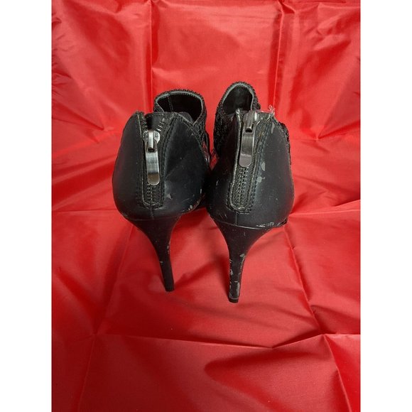 LimeLight Simone Crochet Look Strappy Heel Sz 11 Back Zip - Picture 3 of 8